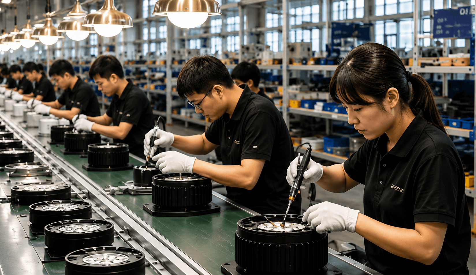Lighting assembly line