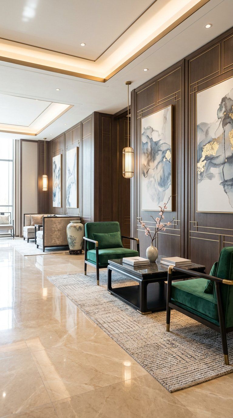Completed interior