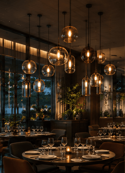 Restaurant pendants