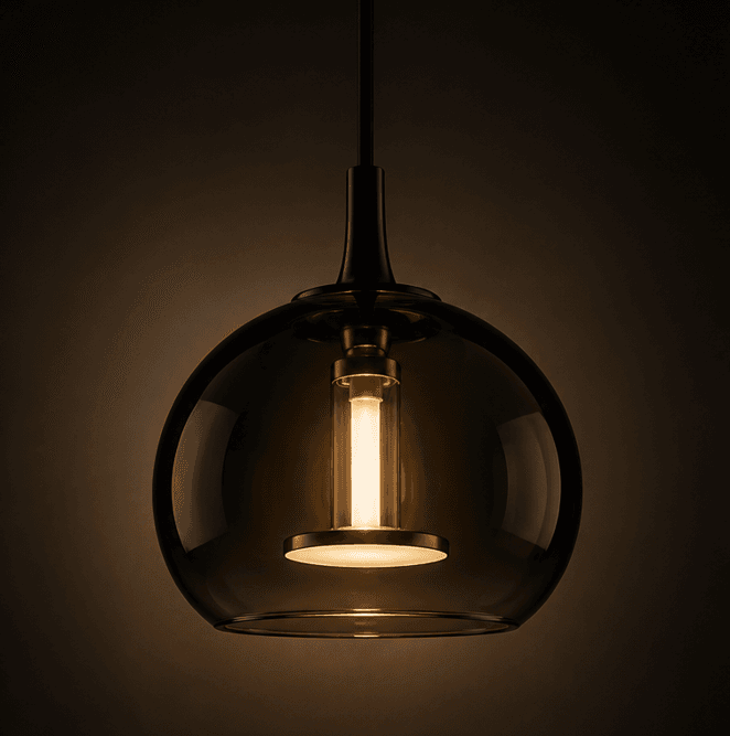 Pendant fixture silhouette