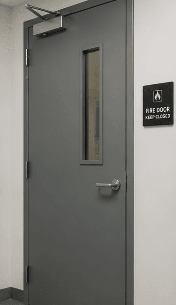 Fire-rated doors