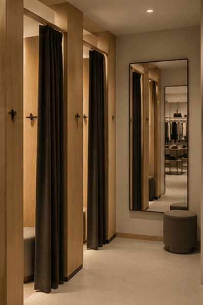 Fitting rooms
