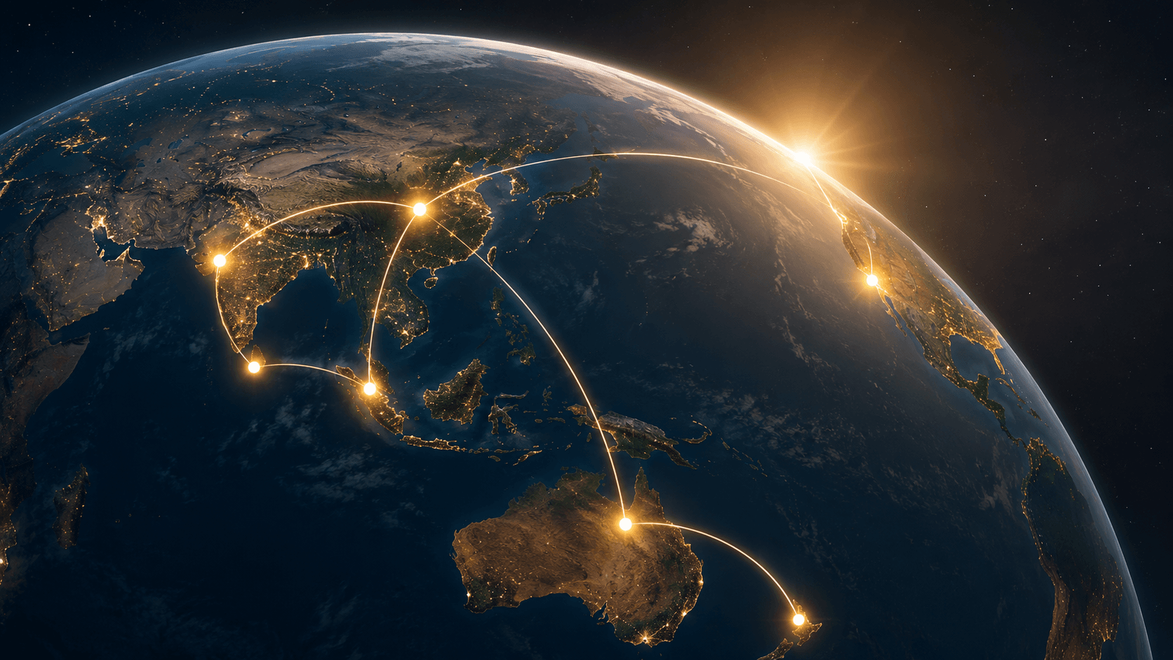 Global reach and logistics feature photograph