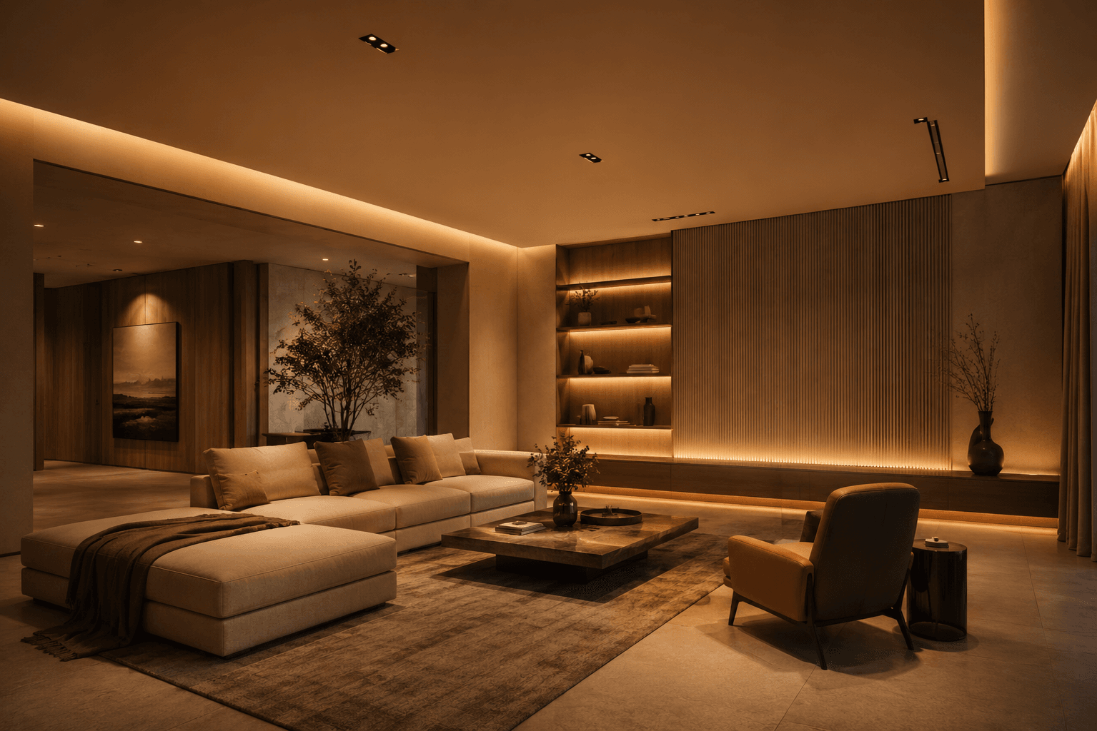 Interior lit — Warm 2700K